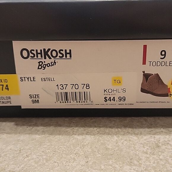 Oshkosh B'gash 9 toddler - Picture 6 of 6